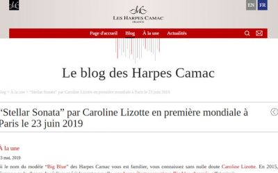 Interview chez Camac en vue de la création de la sonate en France